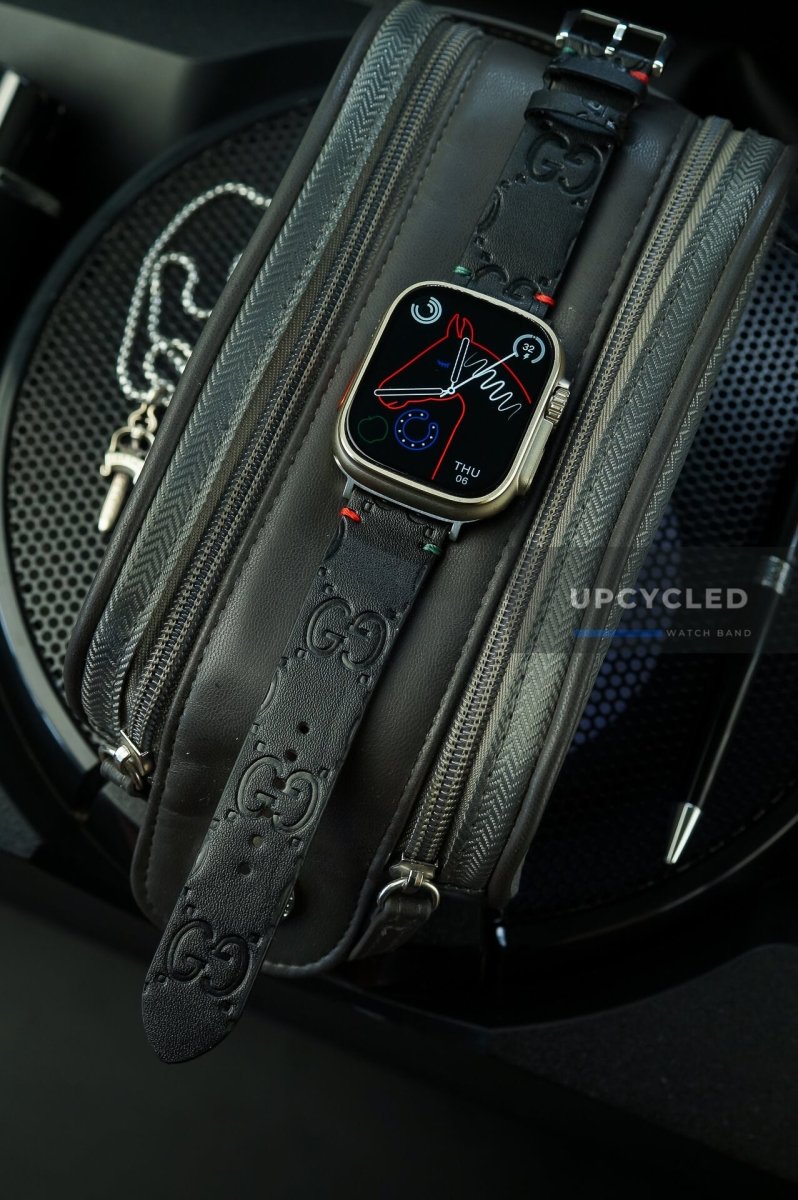 Upcycled Gucci Apple Watch Band