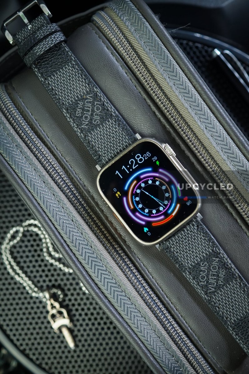 Upcycled Louis Vuitton LV Damier Graphite Apple Watch Band ...